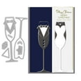 thumbnail image 1 of Die Cuts for Card Making, Ouginx Wedding Wine Goblet Metal Cutting Dies DIY Die Cutters Die Stencils for Scrapbooking, Embossing & More, 1 of 8