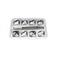 thumbnail image 1 of Inteprter Cubitos de hielo en forma de corazón de refrigeración de Metal de vino de hielo de whisky de grano de hielo de congelación rápida de acero Barra de herramientas Numero 3 Inteprter HA026432-03, 1 of 1