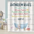thumbnail image 3 of Kids Shower Curtain, Girls Shower Curtain, Boys Shower Curtain, Funny Words Teen Motivational Shower Curtains, 72W x 84H inch Extra Long Wide Shower Curtain with Hooks Kids Bathroom Decor, 3 of 6