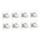 thumbnail image 1 of Paquete de 8 soportes adhesivos para barra de cortina Sunnimix Soporte de rodillo de cortina, 1 of 8