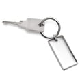thumbnail image 3 of Rectangle Engravable Stainless Steel Key Chain, 3 of 7