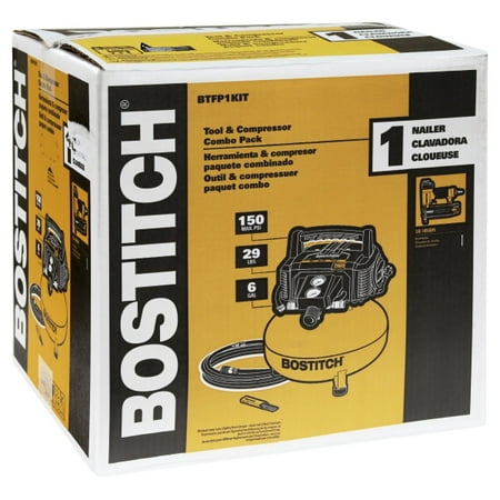 Bostitch BTFP1KIT 18-Gauge Brad Nailer and Compressor Combo Kit
