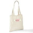 thumbnail image 6 of CafePress - Heaven Sent Pink Hearts Tote Bag - Unisex Canvas Tote Bag, Beige, 1-Piece, 6 of 6