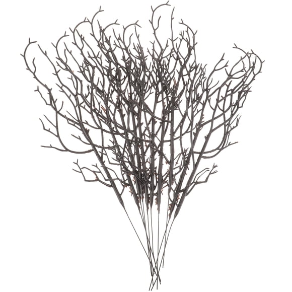 10 Uds. De tallos artificiales de plástico, ramas de asta artificiales, ramas DIY para arreglos florales
