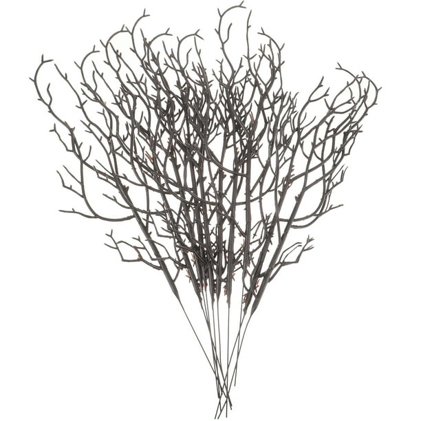 10 Uds. De tallos artificiales de plástico, ramas de asta artificiales, ramas DIY para arreglos florales