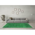 thumbnail image 3 of Ahgly Company Indoor Rectangle Oriental Green Industrial Area Rugs, 2' x 5', 3 of 4