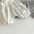 thumbnail image 5 of LYMAYTER ‌Infant Baby Girl Lightweight Romper Hat Set Sleeveless Plaid Floral Print Summer Wear One-Piece‌ 3-24M‌, 5 of 8