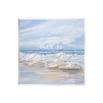 Stupell Industries Enjoy The Sea Breeze Scenery Graphic Art Unframed Art Print Wall Art, Design by Dan Meneely