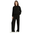thumbnail image 1 of Lauren Ralph Lauren Thermal Waffle-knit Sweatshirt Polo Black Medium, 1 of 4