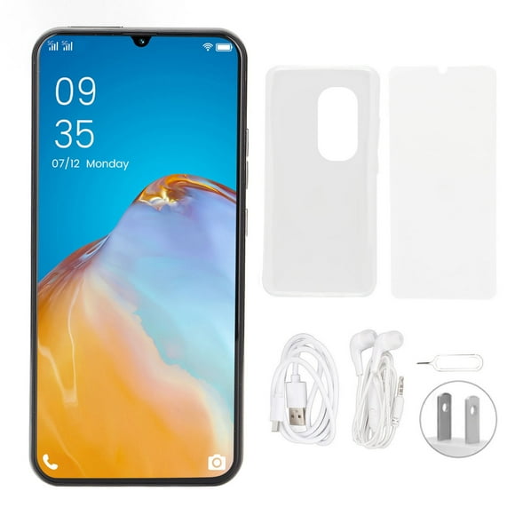 Face Unlocked Smartphone for Android 10 6.5in HD 2GB RAM 32GB ROM Mobile Phone 3G Network US Plug 100?240V