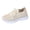 Beige, variant on Vedolay 2023 Sneakers Women's Shoes Flat Nurse Shoes Comfortable Walking Knit Loafer Sneaker,Orange 7.5
