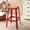 Red, variant on Farmhouse Pine Bar Stool with Red Supports / Bedroom Furniture with Character