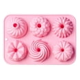 thumbnail image 5 of Ruanlalo Baking Mold,6 Holes Baking Mold Non-stick Reusable Food Grade Fondant Cake Chocolate Dessert DIY Silicone Mould Kitchen Gadget, 5 of 6