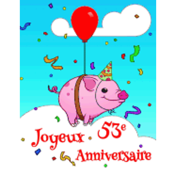 Joyeux 53e Anniversaire Livre D Anniversaire Qui Peut Etre Utilise Comme Un Journal Ou Un Cahier Avec La Conception Mignonne De Cochon Mieux Qu Une Carte D Anniversaire Paperback Walmart Com Walmart Com