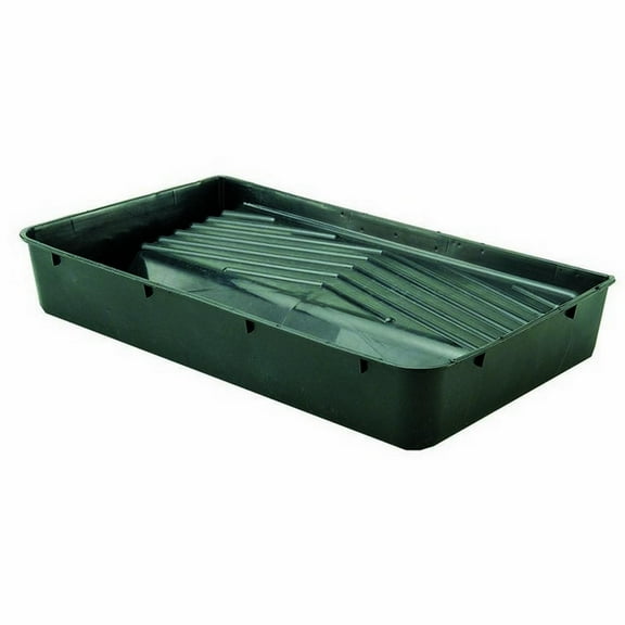 Premier Green 1gal Paint Roller Tray, Plastic Heavy Duty Deep Well, 18dpt