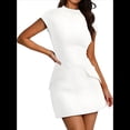 thumbnail image 1 of Vestido de Verano para Mujer, Cuello Alto, Corta, Minivestido de Fiesta, , Talla XL, 1 of 8
