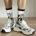 thumbnail image 6 of Logiee Colors Cats Print Adult Socks for Men & Women,Calf Socks, Ankle Socks,Boots Socks,Breathable Casual Sock,Unisex Crew Socks, 6 of 6