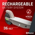 Razor C35 SLA Electric Scooter up to 15 MPH, Foldable & Portable