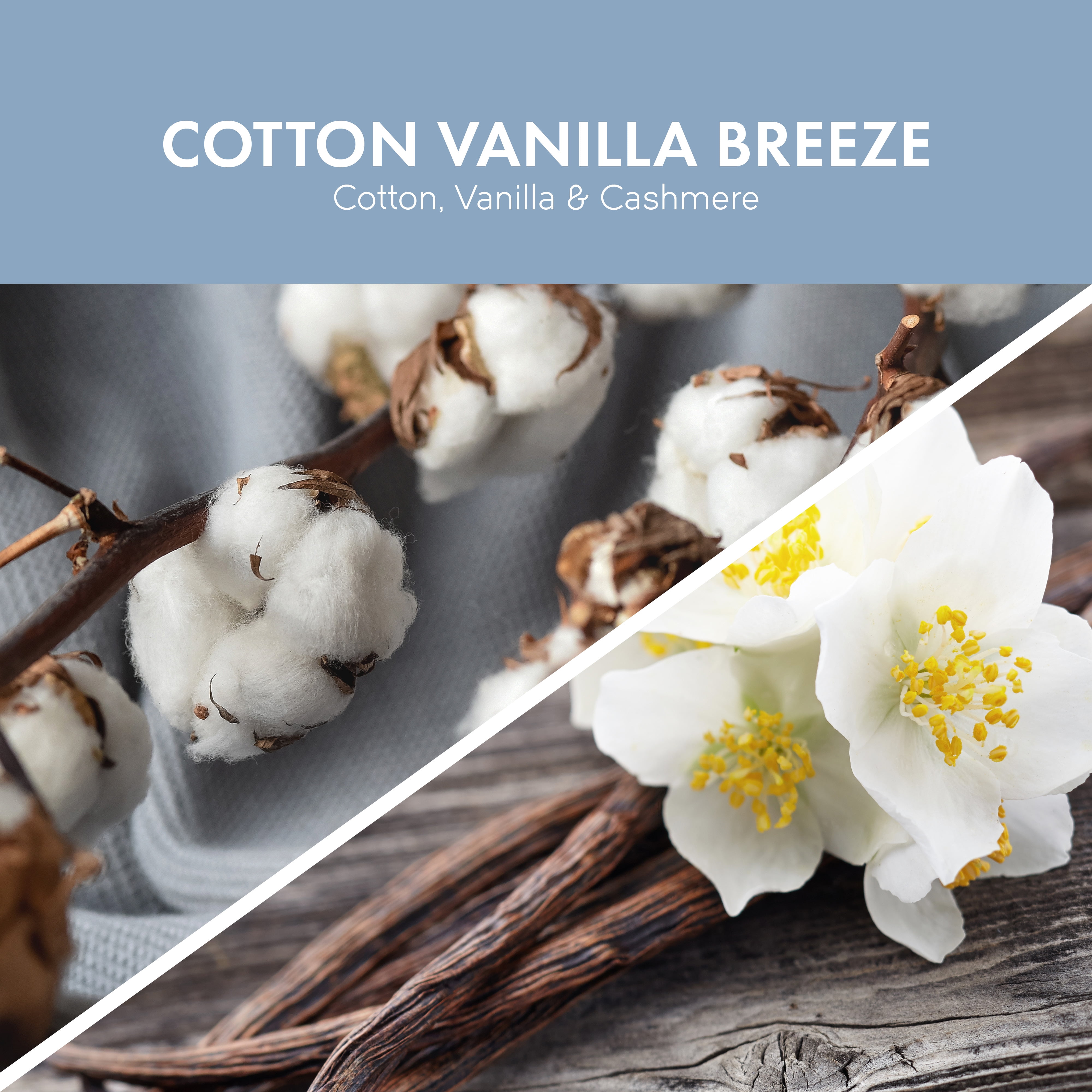 Cotton Vanilla Breeze Odor Eliminating Wax Melt – Goose Creek Candle