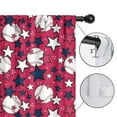 thumbnail image 4 of Blackout Kids Curtains,Red Baseballs and Stars Pattern Childrens Insulated Curtains Set Of 2,Bedroom Essentials,Toddler Room Decor 42"x84", 4 of 5