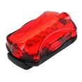 thumbnail image 1 of 2 in 1 Lamp Bike Cycle Bicycle Front Headlight Torch and Battery Powered Rear Safety Warning Flashlight Tail Light, 1 of 6