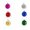 multicolor, variant on Yhmxh 24ct 2.36 Inch Christmas Tree Ornaments, Colored Shatterproof Plastic Decorative Baubles for Xmas Tree Decor Holiday Party Wedding Christmas Decorations (multicolor, 60mm)