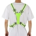 thumbnail image 1 of Gilet Réfléchissant, Gilet Réfléchissant LED Équipement de Course 3 Modes d'Éclairage Protection 360 Grande Élasticité pour Travail Extérieur Vert, Orange Rouge, Jaune, 1 of 8