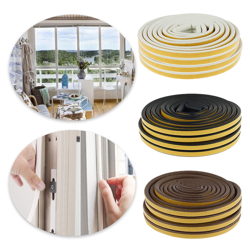 Buy Willstar 5M Weather Stripping Door Seal Strip Foam Insulating Strip