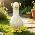 thumbnail image 2 of AZXY Porch Goose Outfits, 23 Inch Sheep‑Themed Plush Goose Costume for Cement & Plastic Porch Goose Statue, Duck Goose Clothing for Outdoor Garden Yard Lawn Patio Statue Home Decoration, 2 of 8