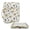 White- Daisy Floral Bee, variant on TSOVTHRID Dove Cross Book Flower Print Bible Bag Bible Cover Cases with Portable Handle, Quilted Carrying Book Case for Bibles Study Multi-Functional, Christian Gift, White