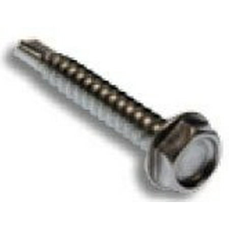 

Metallics JTEKD1 Zinc Chromate Steel Phillips Drive Pan Head Sheet Metal Tek Screw #8 x 1/2 Inch