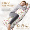 thumbnail image 3 of KLL Ultra Soft Microfiber Body Pillow Cover/Pillowcases 20"x54" with Hidden Zipper Closure-Rose Flowers, 3 of 5