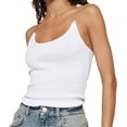 thumbnail image 1 of Luvette Tank, Invisible Strap Tank Top for Women, Ribbed Invisible Tank Top, Clear Strap Tank Tops, 1 of 7