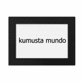 thumbnail image 1 of Hello World Filipino Desktop Photo Frame Ornaments Picture Art Painting, 1 of 3