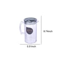 thumbnail image 3 of Contenedores de Fruta para Nevera,Jarra de Té de Agua de Hervidor Frío de Plástico,Dispenser de Bebida de Limonada de Infusor Negro de 2.2L para Cocina Home Party Bar, 3 of 6