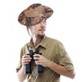 thumbnail image 4 of harmtty Unisex Summer Camo Breathable Mesh Sun Protection Hat Boonie Outdoor Hunting Cap,Coffee Green#, 4 of 8