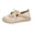 Beige, variant on Willtoo Womens Casual Sneakers Lace Up Slip On Comfortable Walking Shoes Breathable Lightweight Flat Shoes Daily Wear