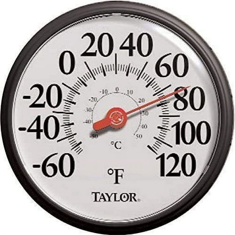 13.25 Big & Bold Dial Outdoor Thermometer, 6700OR
