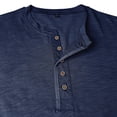 thumbnail image 7 of Fabrcox Henley T Shirts for Men Short Sleeve Fitted Men Top Big and Tall Basic Lightweight Spring Summer Outdoor Running T-Shirt for Men, 7 of 7