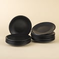 thumbnail image 3 of Juego De 12 Platos Trinche De Cerámica Santa Anita de 19 cm Negro, 3 of 5