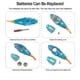thumbnail image 4 of 2025 3pcs Robot Fish For Cats, Interactive Swimming Robot Fish Cat Toy For Indoor Cats Play with Led Light Plastic Fish Toy Gift_c*, 4 of 5