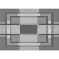 thumbnail image 1 of Ahgly Company Indoor Rectangle Patterned Gray Cloud Gray Area Rugs, 5' x 8', 1 of 6