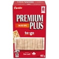 thumbnail image 1 of PREMIUM PLUS TO- GO SALTED, Pack of 8 individually wrapped cracker stacks, Crackers, Soda Cracker, Snack, 1 of 14