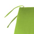 thumbnail image 5 of Jordan Manufacturing 36" x 16" Greenery Lime Green Solid Rectangular Outdoor Settee Swing Bench Cushion with Ties, 5 of 10