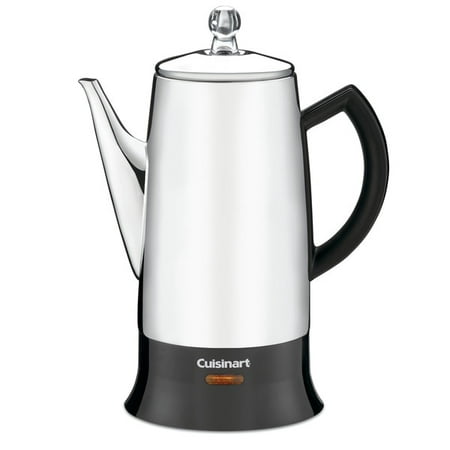Cuisinart Classic 12-Cup Percolator, Black/Stainless(Certified