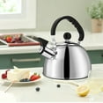 thumbnail image 6 of 2 Liter Stainless Steel Whistling Tea Kettle Stove Top Water Boiler Teapot Home, 6 of 12