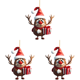 thumbnail image 1 of Alce Dibujos Animados Acrílico Navideño Con Sombrero Navidad Decoraciones Colgantes para (2), 1 of 2