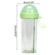 thumbnail image 3 of Botella de agua deportiva de 600 ml con tapa y correa impermeables - Vaso de plástico portátil para exteriores, viajes, oficina - Acabado mate, 3 of 3