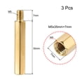 thumbnail image 2 of Uxcell M5 x 35 mm + 7 mm Male to Female Hex Brass Spacer Standoff 3pcs, 2 of 4