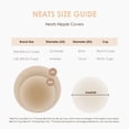 thumbnail image 3 of NEATS Grippy Silicone Round Nipple Covers - 1 Pair (Caramel) - L/XL, 3 of 9